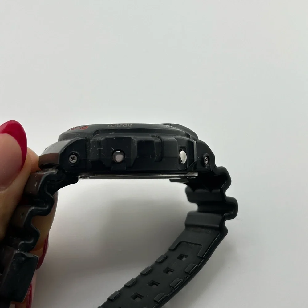 Casio G-Shock Black Digital DW-6900 ST steel Watch new battery installed#571